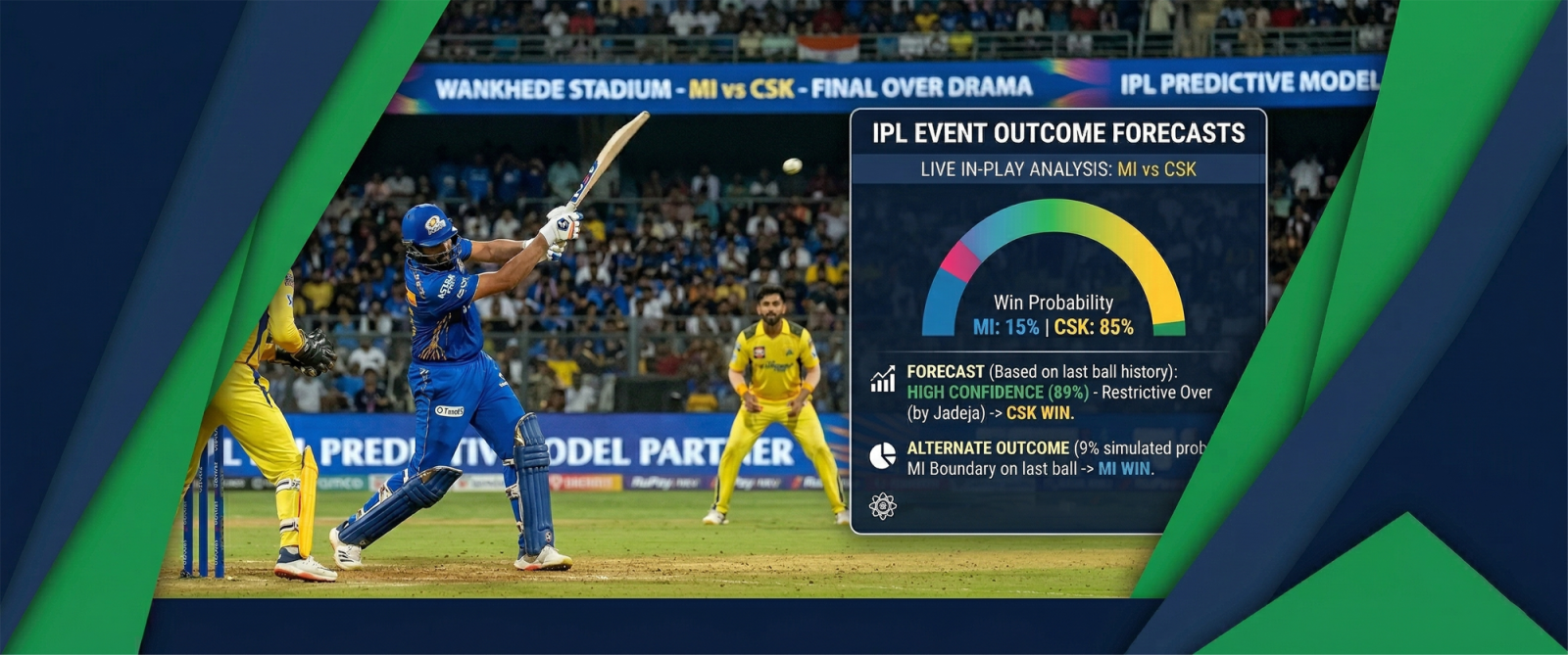 Prediction the cricket match outcome