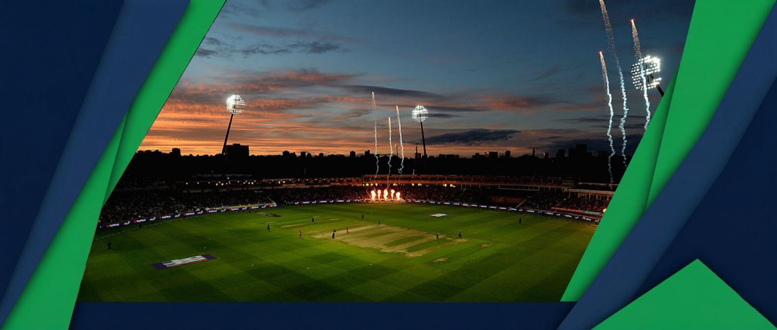 Cricket stadium in India